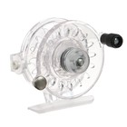 Катушка инерционная, пластик, диаметр 6 см, направляющая лески, цвет прозрачный, 109 - Фото 5