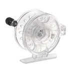 Катушка инерционная, пластик, диаметр 6 см, направляющая лески, цвет прозрачный, 109 - Фото 6