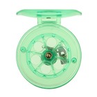 Катушка инерционная, пластик, диаметр 6.5 см, цвет салатовый, 807S - Фото 4