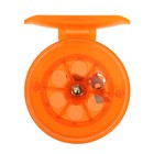 Катушка инерционная, пластик, диаметр 6.5 см, цвет оранжевый, 807S - Фото 4