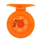 Катушка инерционная, пластик, диаметр 6.5 см, цвет оранжевый, 807S - Фото 5