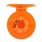 Катушка инерционная, пластик, диаметр 6.5 см, цвет оранжевый, 807S - Фото 5