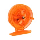 Катушка инерционная, пластик, диаметр 6.5 см, цвет оранжевый, 807S - Фото 6