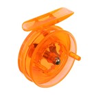 Катушка инерционная, пластик, диаметр 5.5 см, цвет оранжевый, 806S - фото 9127515