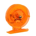Катушка инерционная, пластик, диаметр 5.5 см, цвет оранжевый, 806S - фото 9102177