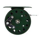 Катушка инерционная, металл, диаметр 5.5 см, цвет темно-зелёный, 806 - фото 9090046