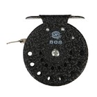 Катушка инерционная, металл, диаметр 6.5 см, цвет чёрный, 808 - Фото 5