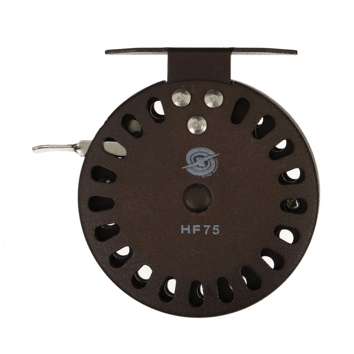 Катушка инерционная, металл, диаметр 7.5 см, цвет коричневый, HF75