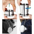 Складной стакан с карабином «100% мужик», 150 мл - Фото 2