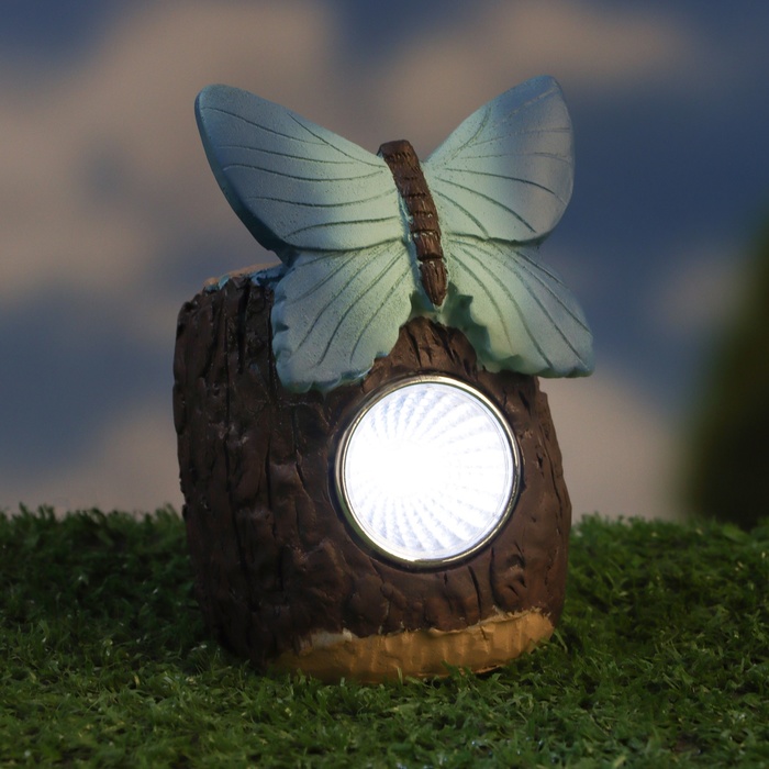 Садовый фонарь "Бабочка" микс, 8х6х12см
