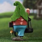 Садовая фигура - фонарь «Гном Welcome» 9×15×25 см, Greengo - Фото 15