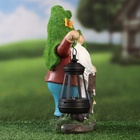 Садовый фонарь "Гном Welcome" 9х15х25см - фото 809412983