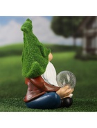 Садовая фигура - фонарь из полистоуна «Гном предсказатель», 16×16×27 см, Greengo  (артикул 10122715)  большой выбор товаров оптом и в розницу по низким ценам с доставкой