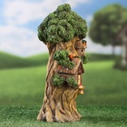 Садовая фигура - фонарь из полистоуна «Дом на дереве», 15×10×29 см - Фото 5