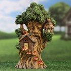 Садовая фигура - фонарь из полистоуна «Дом на дереве», 15×10×29 см - Фото 6