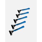 Одноразовый бритвенный станок "Rapira Sprint 3" с тремя лезвиями и увлажняющей полосой, 5 шт 1034005 - фото 24415835