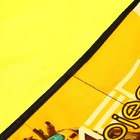 Фартук для труда + нарукавники, 490 х 390/250 х 120, (рост 116-152) НФ-2, "Желтый робот" желтый/черный - фото 9310558