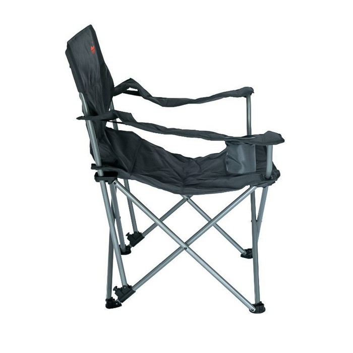 Кресло с регулируемым наклоном спинки, 60 х 55 х 51/107 см, цвет чёрный/серый - фото 1919924218