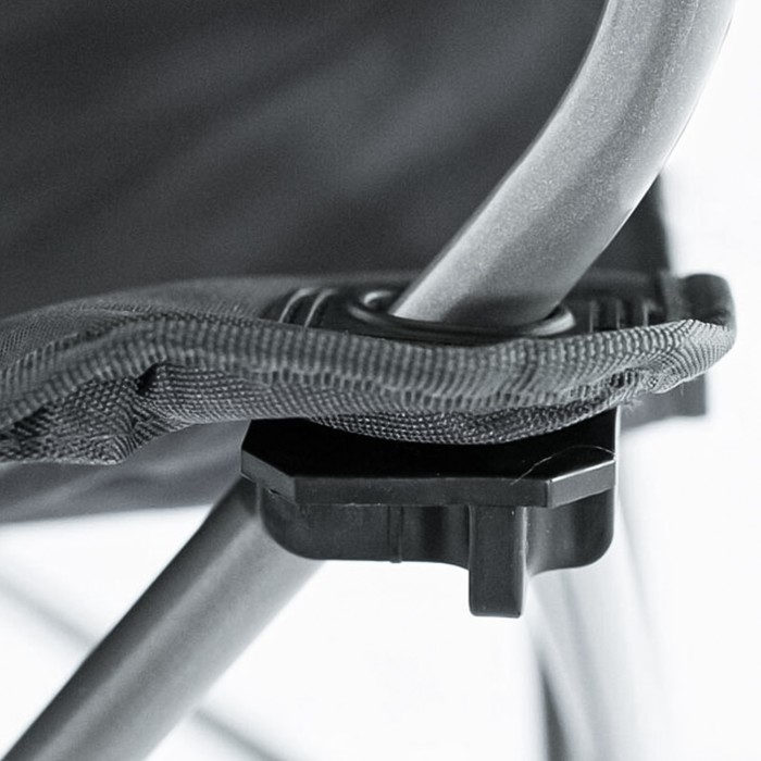 Кресло с регулируемым наклоном спинки, 60 х 55 х 51/107 см, цвет чёрный/серый - фото 1919924223
