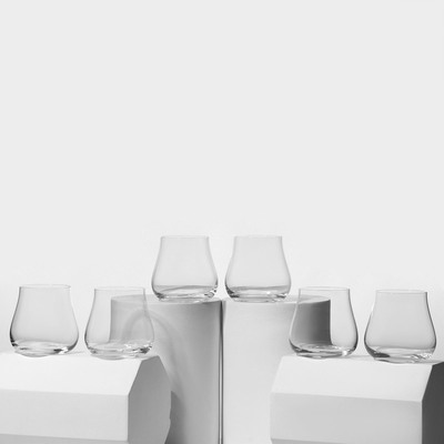 Стаканы дял виски LIMOSA, 340 мл, набор 6 шт., стекло, прозрачные