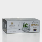 Набор стеклянных стаканов для виски LIMOSA, 340 мл, 6 шт - Фото 6