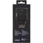 Сетевое зарядное устройство UNBRÖKE UN-1, USB+Type-C, 3 A, индикатор, черное - фото 9102201