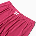 Пижама женская (топ/шорты), цвет розовый, размер 42 - Фото 7
