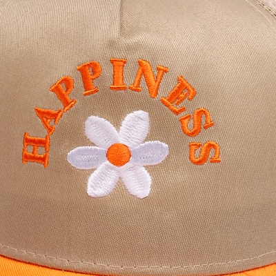 Кепка детская с сеткой Happiness, бежевая, р-р 52-54, 5-7 лет