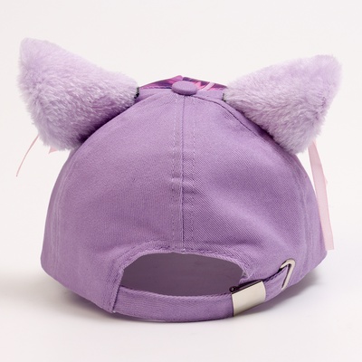 Кепка детская «Мяу аниме», с ушками, р-р 52-54, 5-7 лет