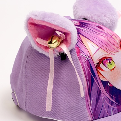 Кепка детская «Мяу аниме», с ушками, р-р 52-54, 5-7 лет