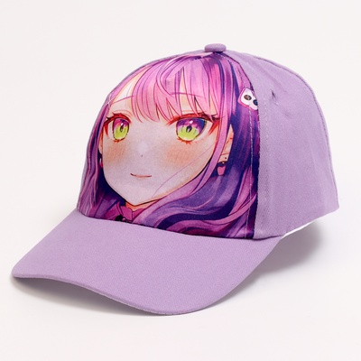 Кепка детская «Мяу аниме», с ушками, р-р 52-54, 5-7 лет