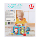 Игрушка развивающая 6 в 1 «Логический куб», звуковые эффекты, цвета МИКС - Фото 13