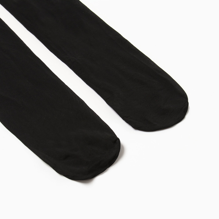 Колготки женские капроновые, Glamour Collant Ginestra 20 ден, цвет черный (nero), размер 2