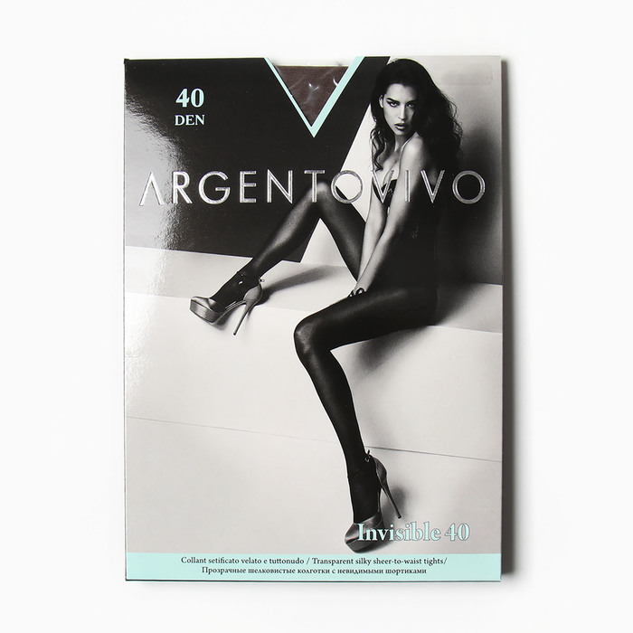 

Колготки женские капроновые, Argentovivo new Invisible 40 ден, цвет какао (cacao) размер 4