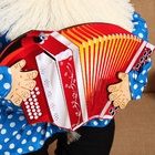 Оберег - домовой "Иваныч с баяном", h=40 см - фото 23719257