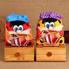 Оберег "Домовой Санёк", на сундуке, 29 х 20 см - фото 23730576