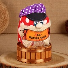 Оберег-копилка "Дом - полная чаша", 22 х 14 см, микс - фото 24652606