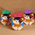 Домовой Санёк "Будьте здоровы, живите богато", с ложкой, 19 х 17 см, микс - фото 23719451