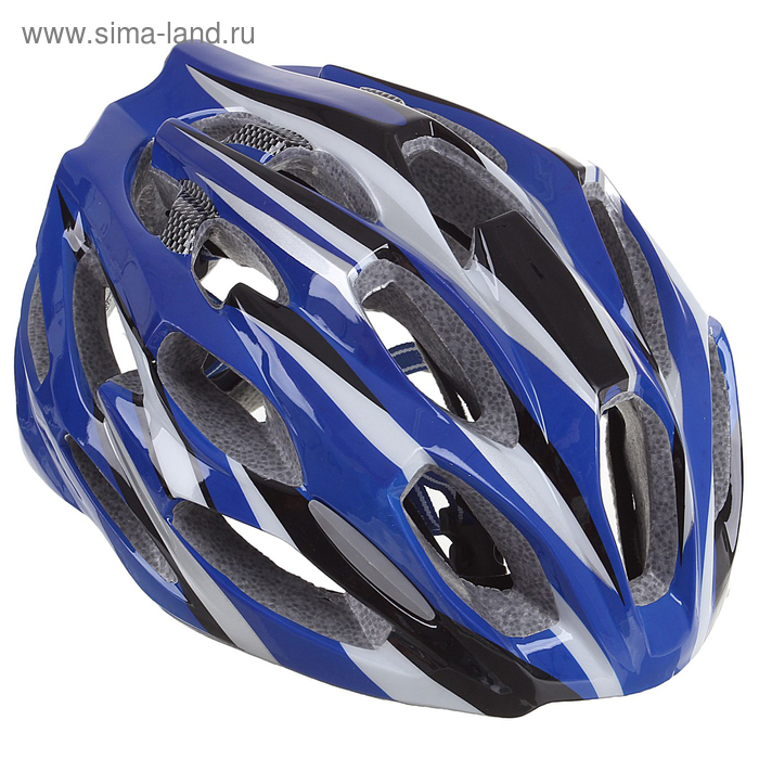 Шлем велосипедиста взрослый T28, размер 52-60 см, цвета МИКС - Фото 1