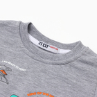 Свитшот для мальчика, НАЧЁС, цвет серый, рост 104 см - фото 23760612