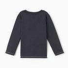 Лонгслив для мальчика, цвет тёмно-серый, рост 92 см - фото 23760639
