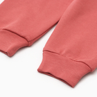 Комплект детский (лонгслив, штанишки), цвет кармин, рост 68 - фото 23760702