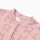 Комплект детский (лонгслив, штанишки), цвет пудра, рост 98 см - фото 23760735