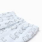 Комплект детский (лонгслив, штанишки), цвет голубой, рост 98 см - фото 23760755