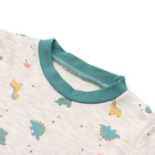 Комплект детский (лонгслив, брюки), цвет зелёный, рост 104 см - фото 23769437