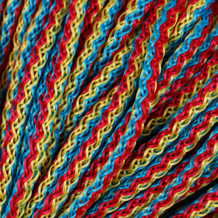 Шнур вязаный "Color" полипропилен 4 мм цветной 50м