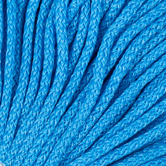 Шнур вязаный полипропилен 3 мм синий 50м