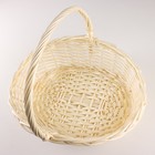 Корзина плетеная, 45х33х12/35 см, лоза - фото 23760847