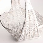 Корзина плетеная, 36х30х14/33 см, лоза - фото 23760861