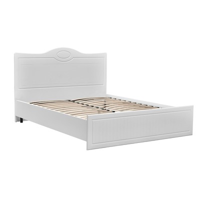 Кровать двойная «Монако», 1400×2000 мм, ортопедическое основание, цвет белый